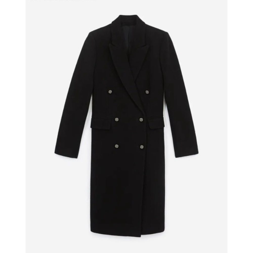 NWT The Kooples Paris Luxury Wool designer winter coat double breasted long midi - Picture 6 of 16